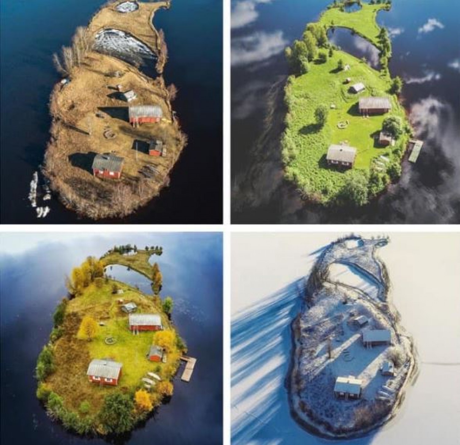Egy kis sziget négy évszaka