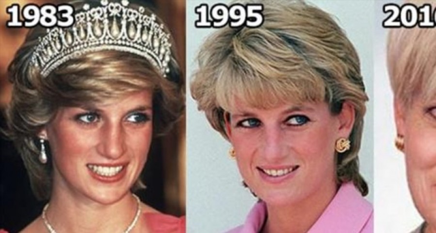 36 éves korában halt meg Diana hercegnő és így nézne ki ha ma is élne!