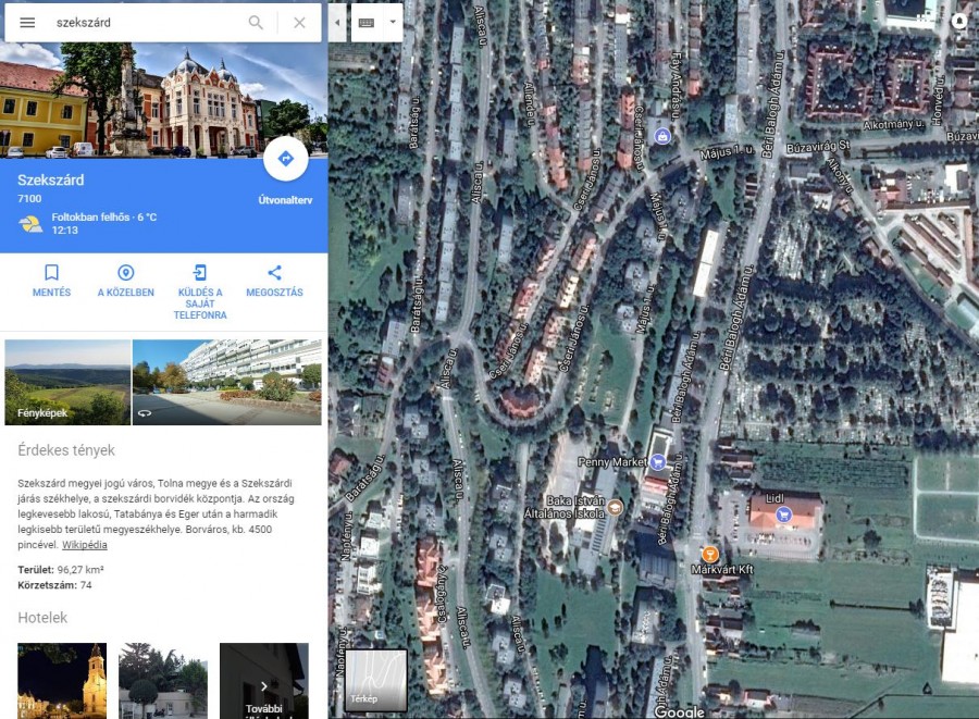 Keresd meg a házadat a Google műholdas térképén! 